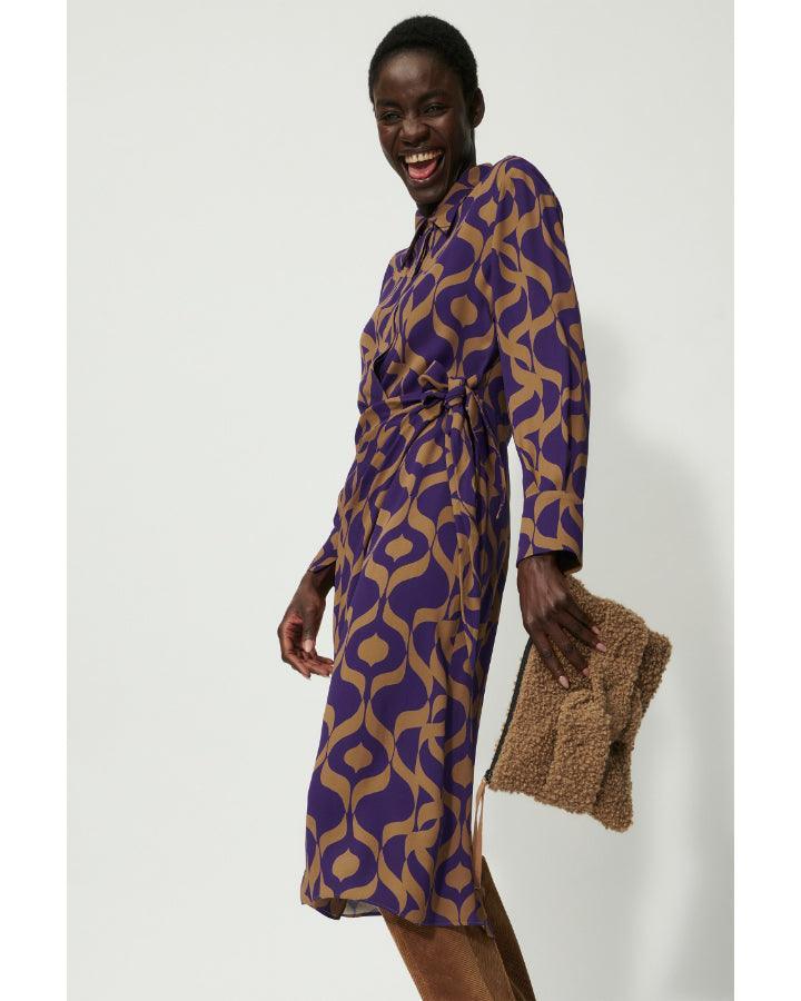 Luisa Cerano - Tapestry Print Dress