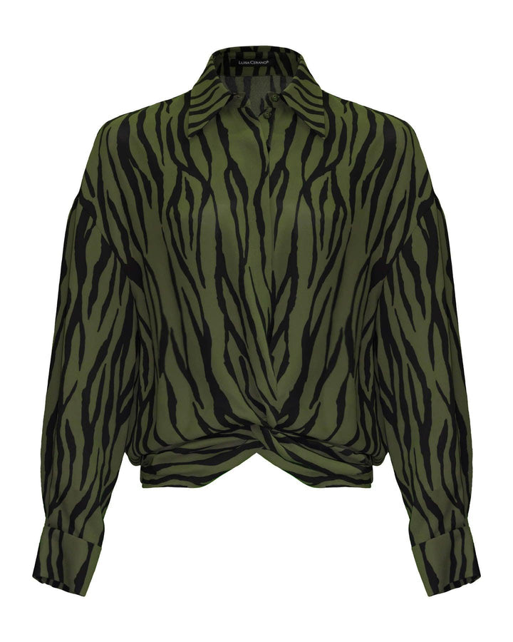 Luisa Cerano - Tiger Print Top