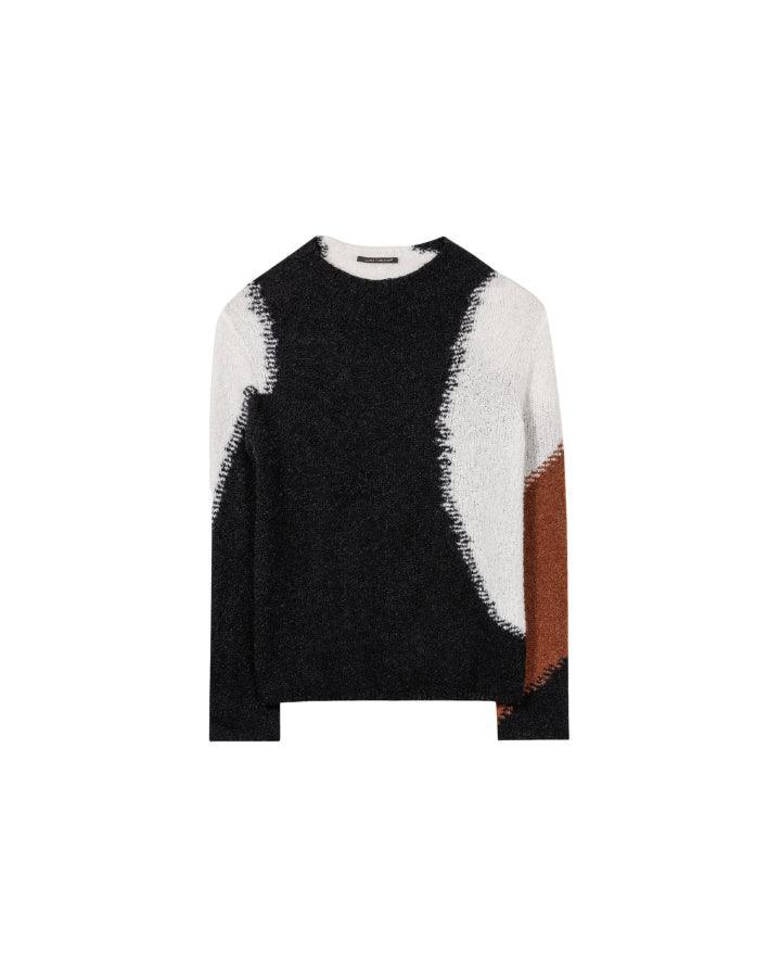 Luisa Cerano - Tri-Colored Knit Pullover