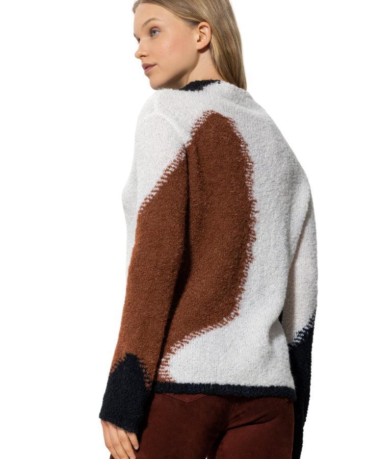 Luisa Cerano - Tri-Colored Knit Pullover