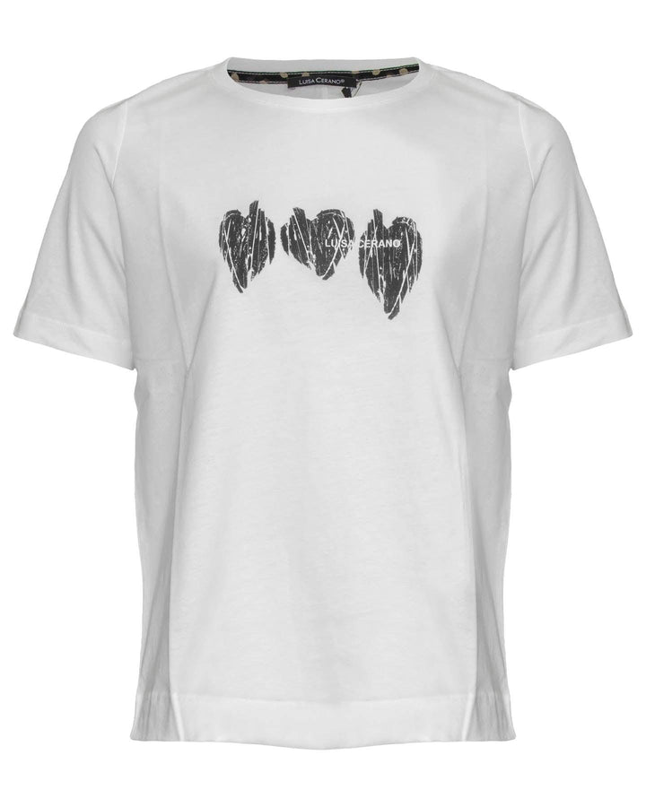 Luisa Cerano - Triple Heart T-Shirt