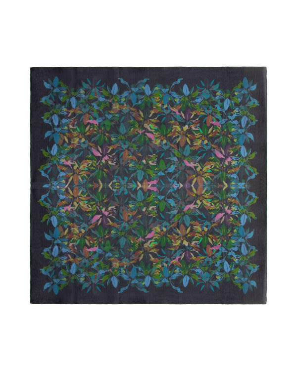 Luisa Cerano - Tropical Leaf Print Scarf