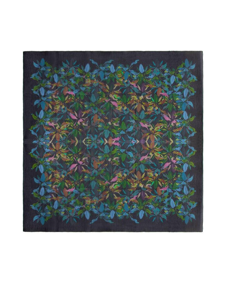 Luisa Cerano - Tropical Leaf Print Scarf