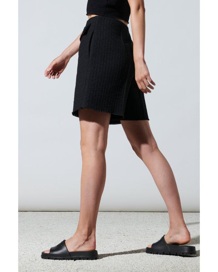 Luisa Cerano - Tweed Effect Shorts