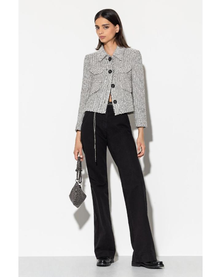 Luisa Cerano - Tweed Style Cropped Jacket