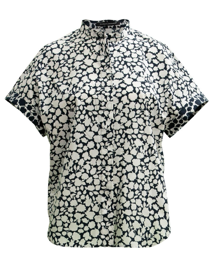 Luisa Cerano - Two Tone Print Shirt