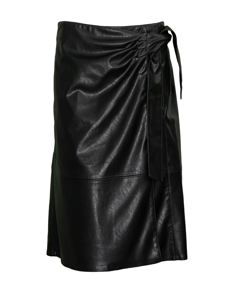 Luisa Cerano - Vegan Leather Look Skirt