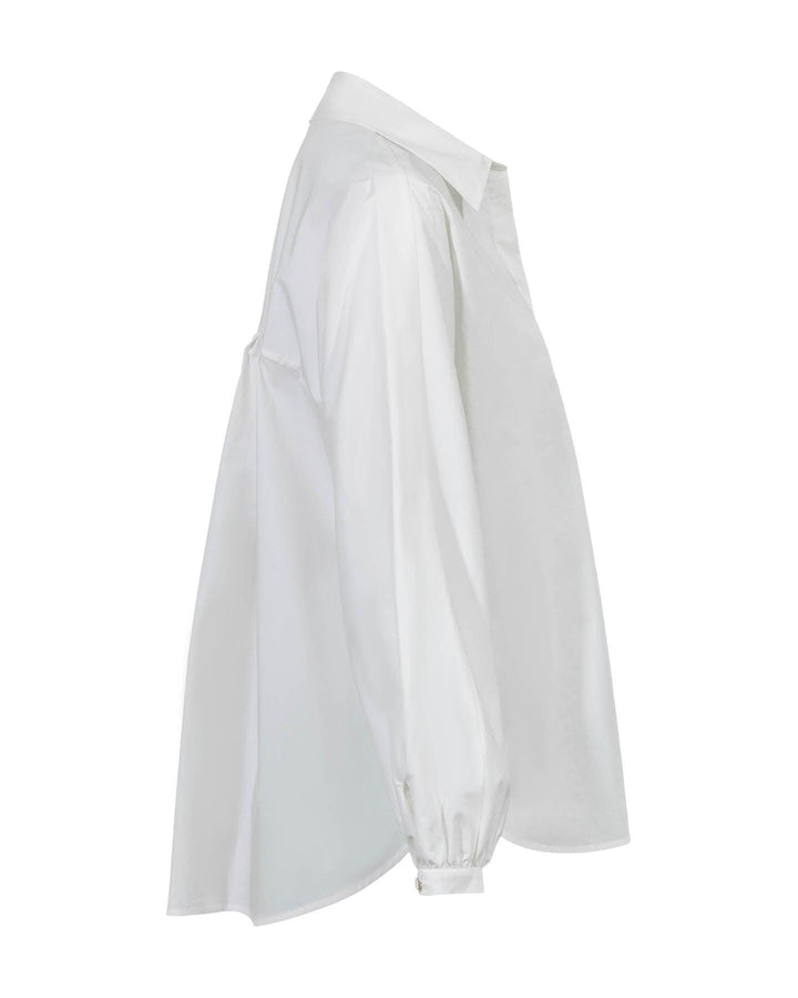 Luisa Cerano - White Cotton Poplin Blouse