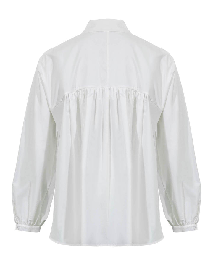 Luisa Cerano - White Cotton Poplin Blouse