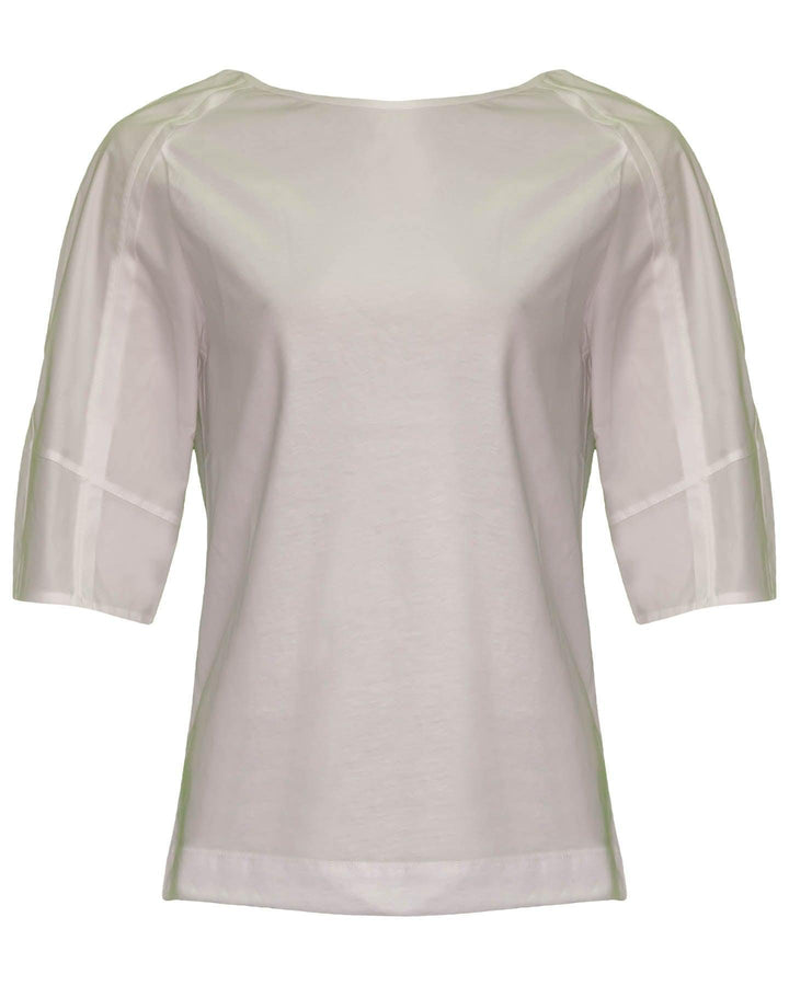 Luisa Cerano - White Cotton T-Shirt