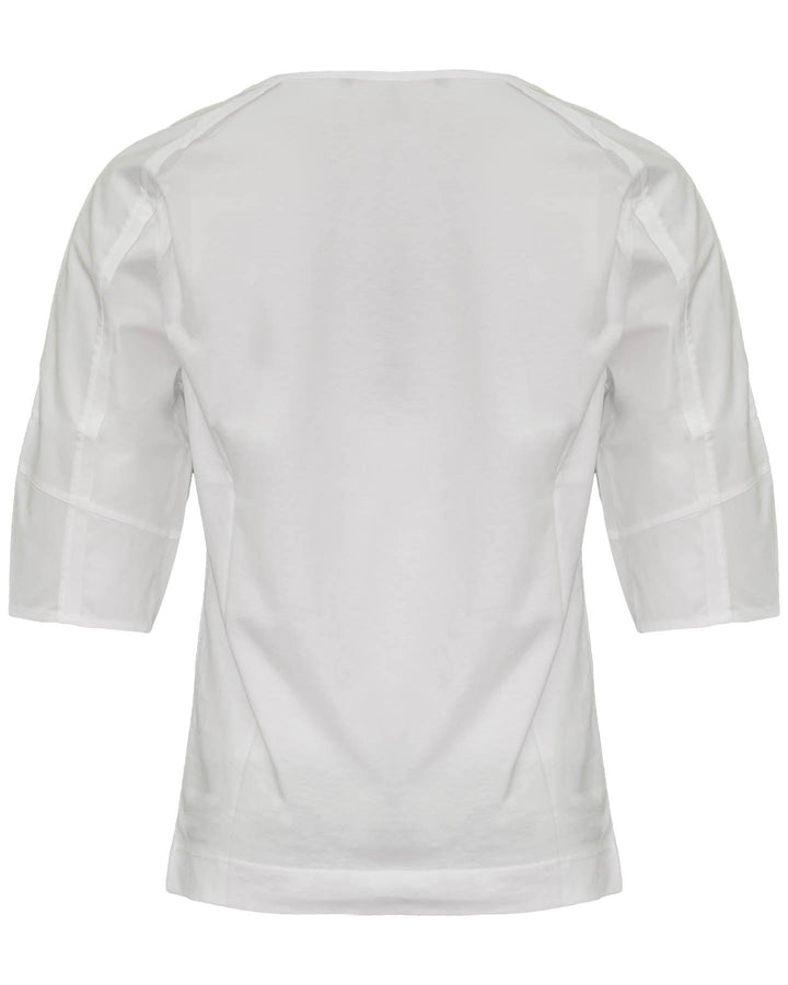 Luisa Cerano - White Cotton T-Shirt