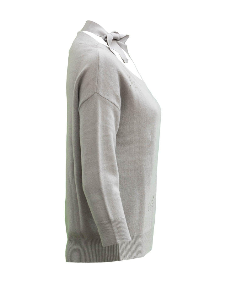 Luisa Cerano - Wide V Wool Pullover