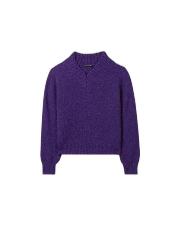 Luisa Cerano - Wool Blend V-Neck Sweater