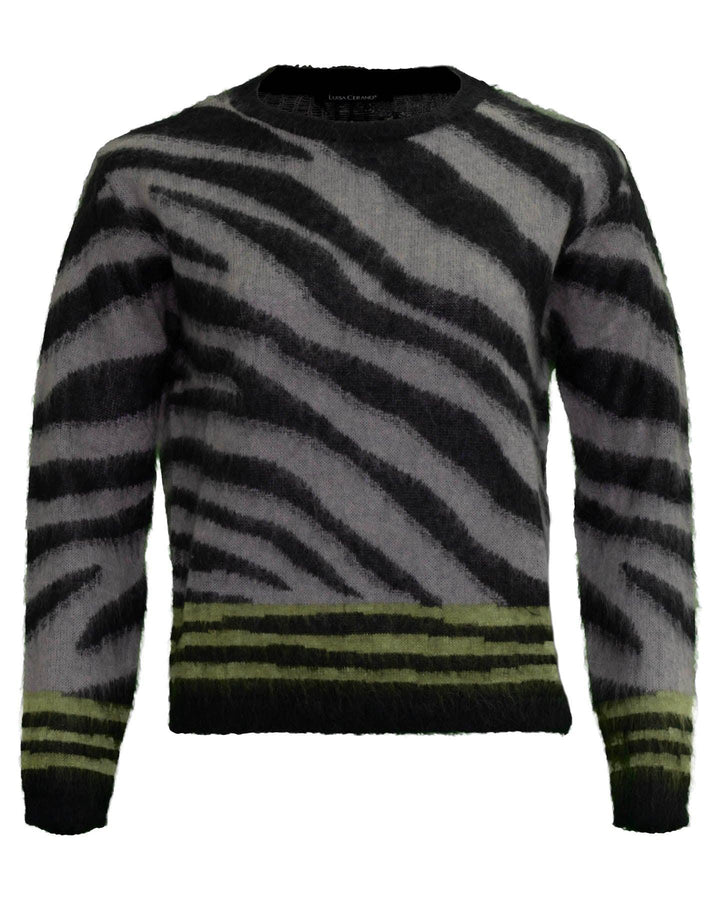 Luisa Cerano - Zebra Round Neck Pullover