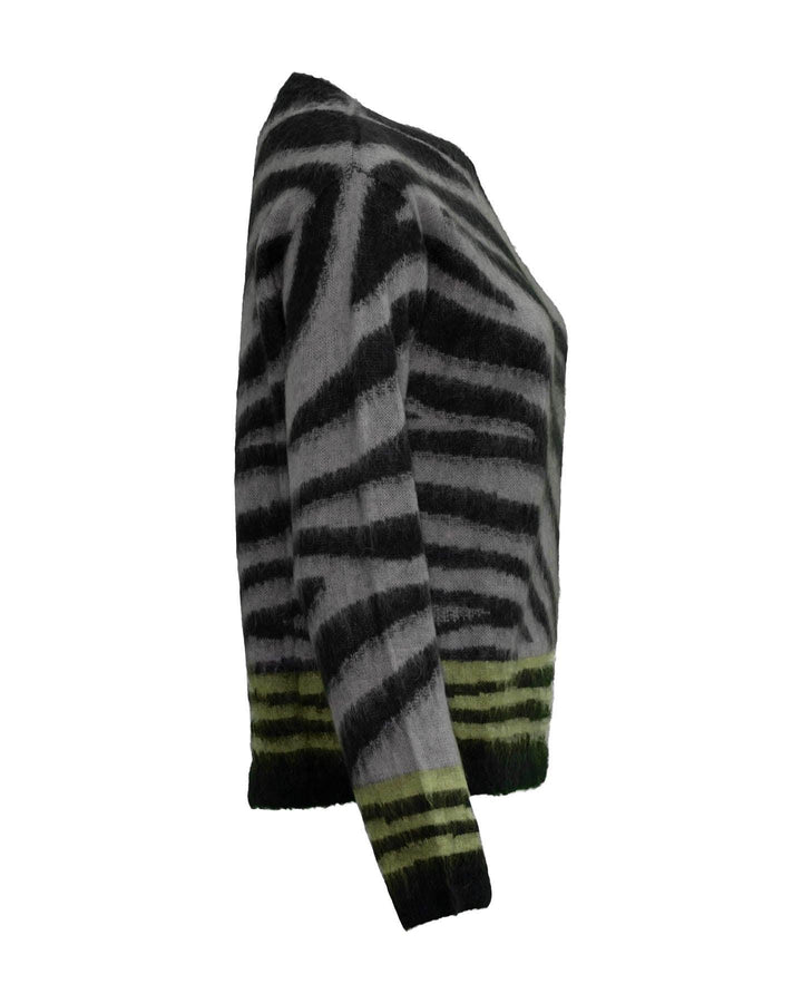 Luisa Cerano - Zebra Round Neck Pullover