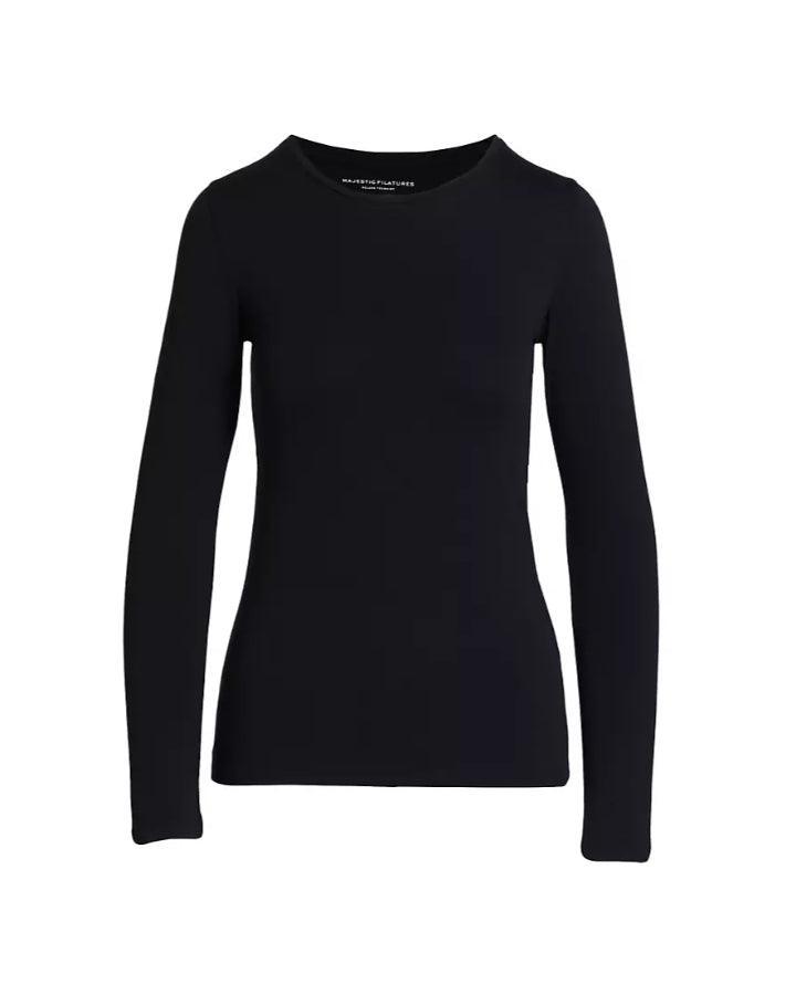 Majestic Filatures - Majestic Soft Touch Crew Neck Long Sleeve Tee