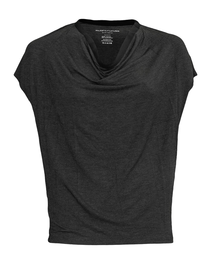 Majestic Filatures - Soft Touch Cowl Neck T-Shirt