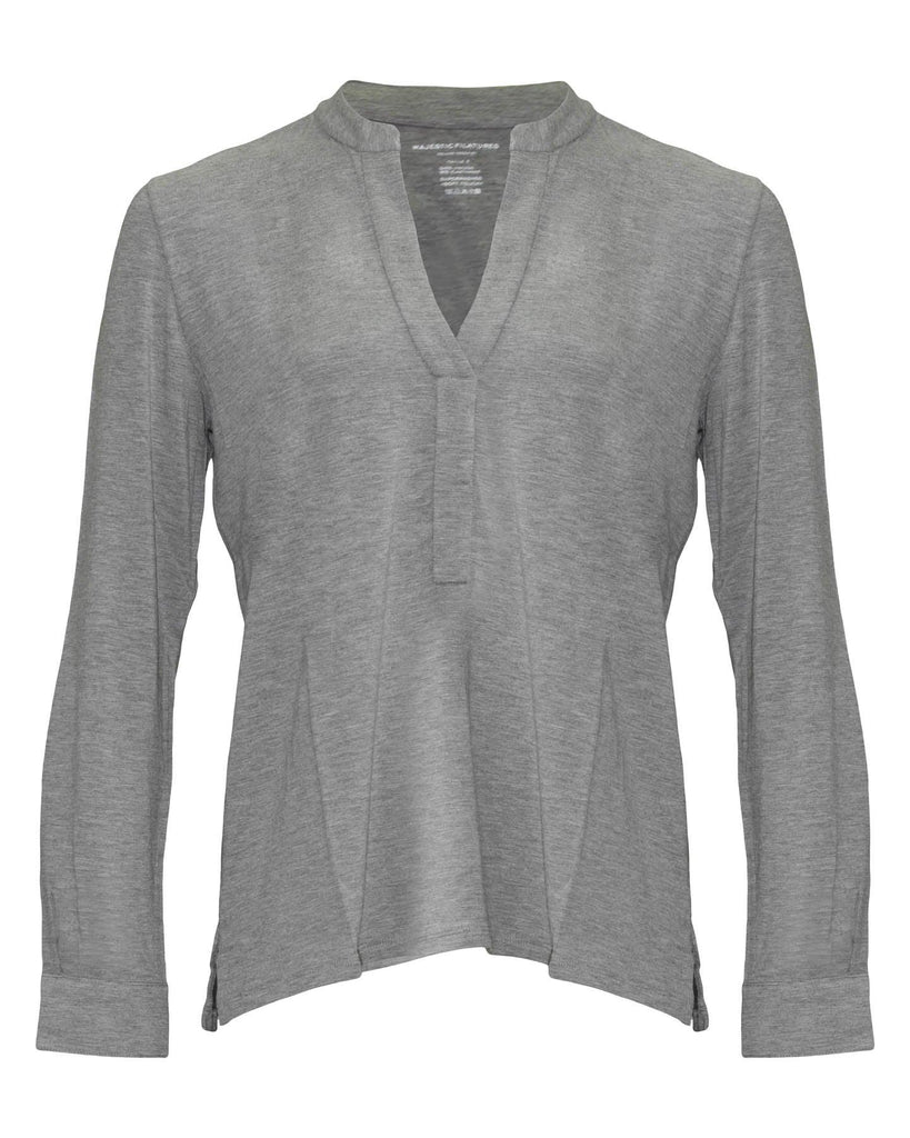 Majestic Filatures - Soft Touch Henley Pullover