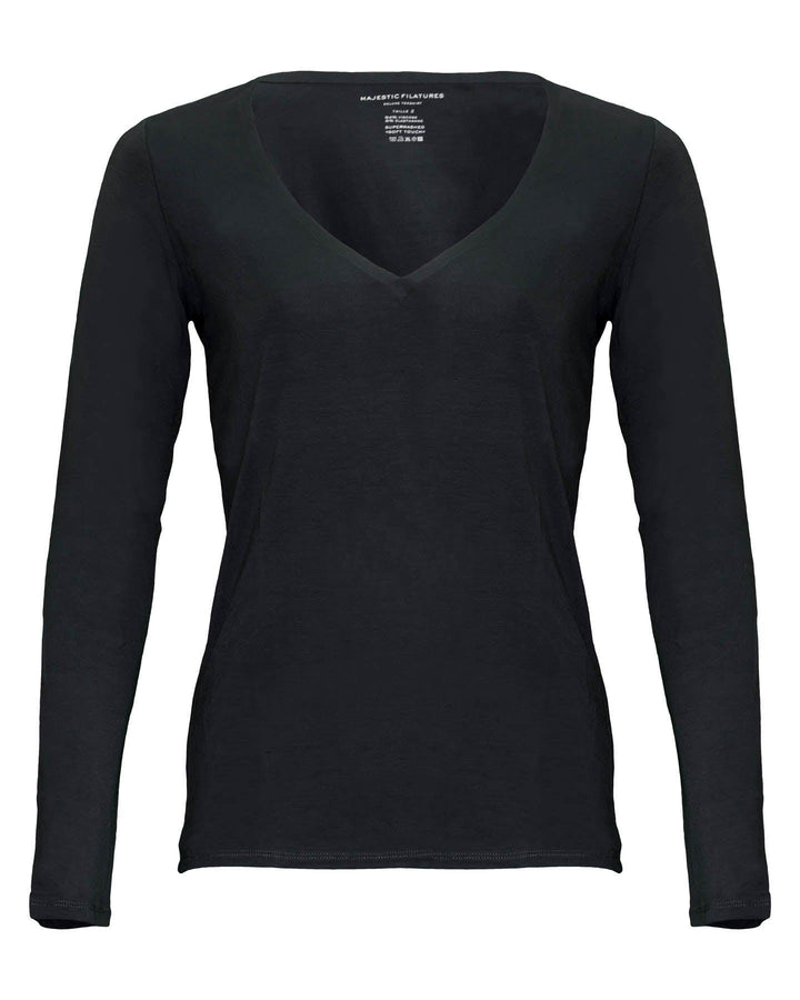 Majestic Filatures - Soft Touch Laser Cut Pullover