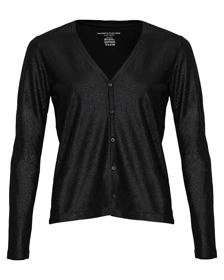 Majestic Filatures - Soft Touch Metallic Cardigan