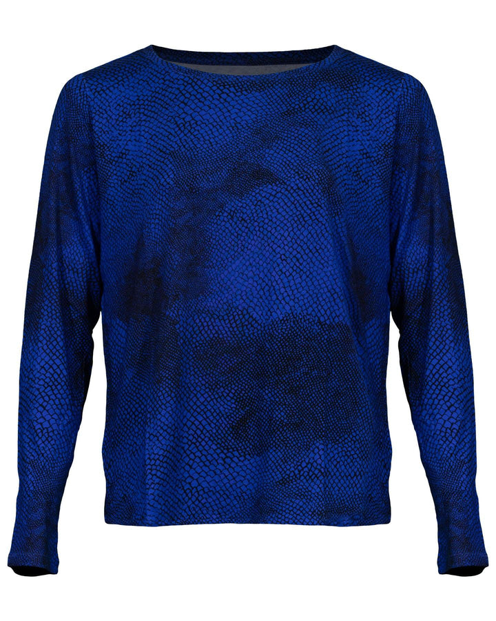 Majestic Filatures - Soft Touch Python Print Pullover