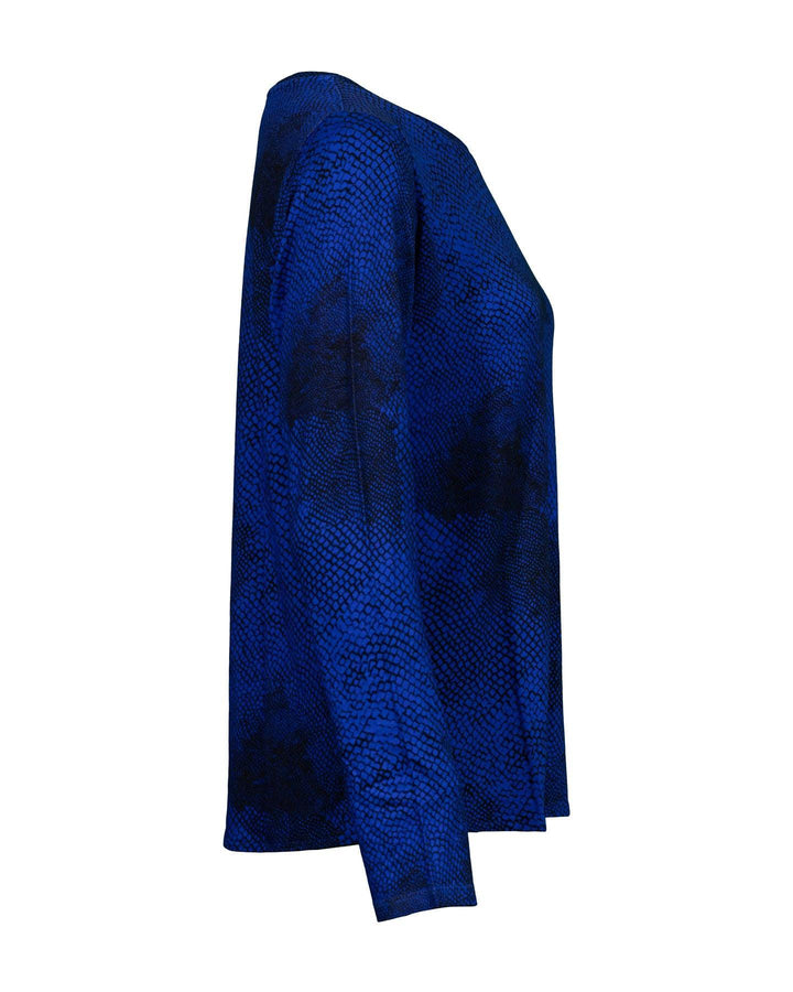 Majestic Filatures - Soft Touch Python Print Pullover
