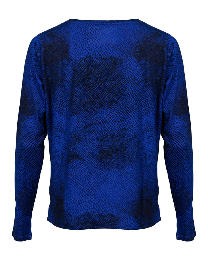 Majestic Filatures - Soft Touch Python Print Pullover