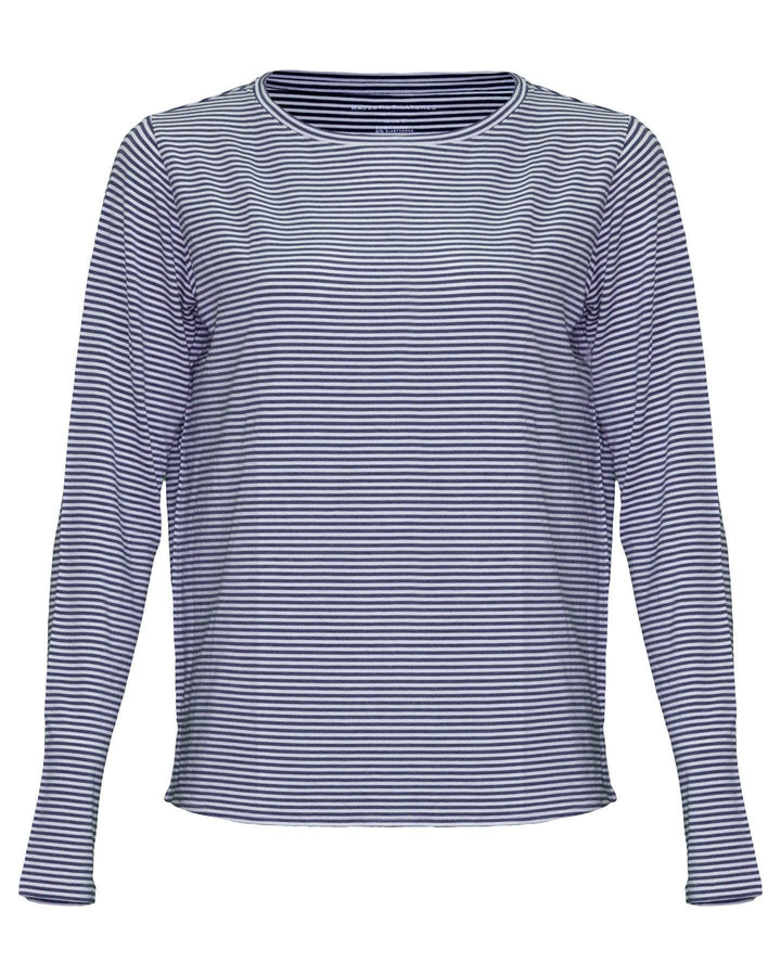 Majestic Filatures - Soft Touch Striped Pullover