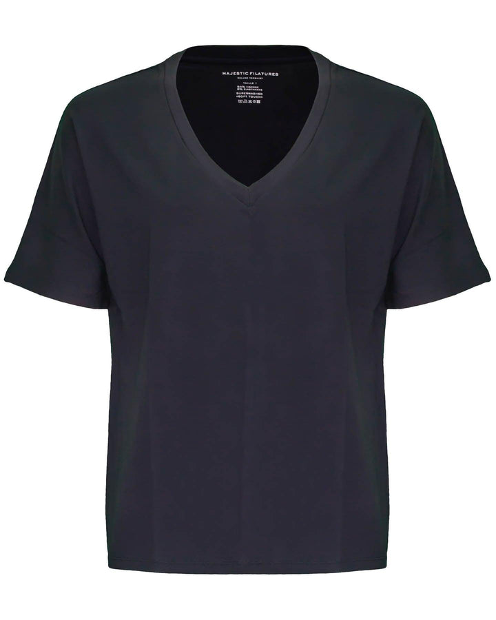 Majestic Filatures - Soft Touch V-Neck T-Shirt