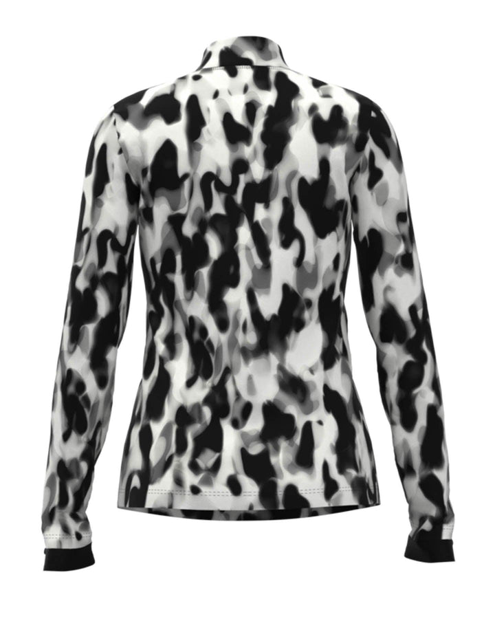 Marc Cain - Abstract Print Turtleneck Pullover