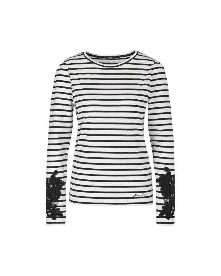 Marc Cain - Animal Intense Stripe Tee