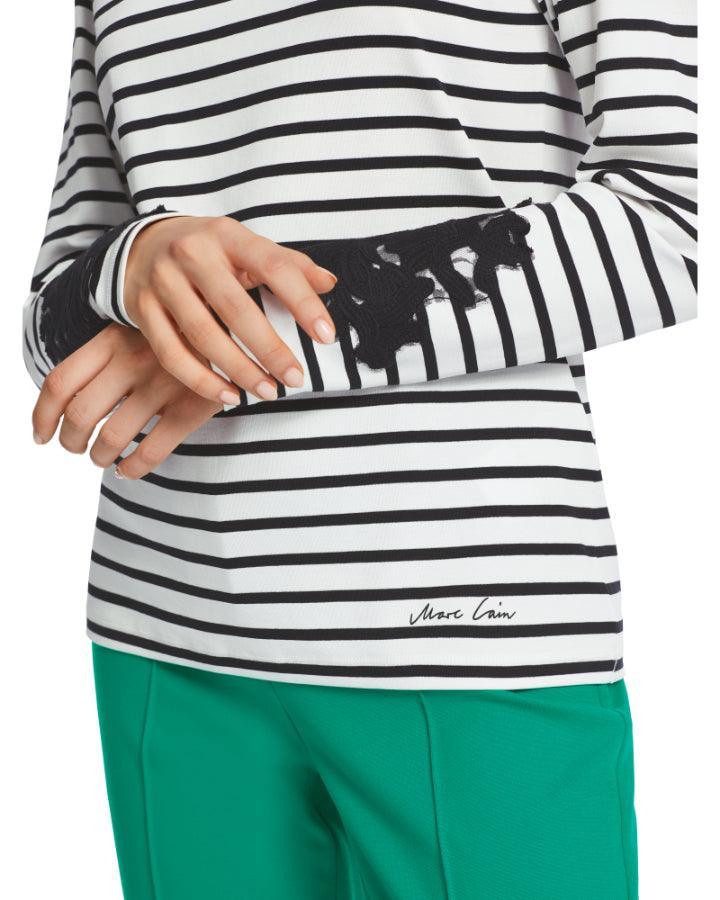 Marc Cain - Animal Intense Stripe Tee