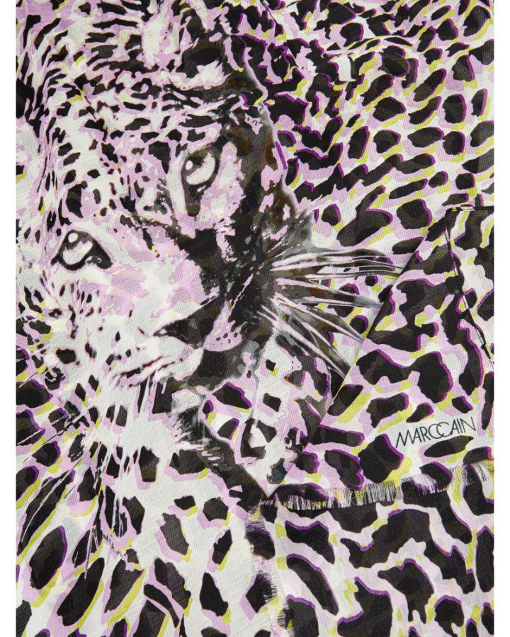 Marc Cain - Animal Print Oblong Scarf