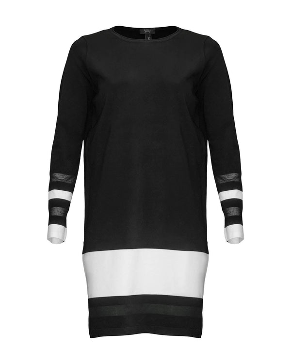 Marc Cain - Black and White Knit Dress