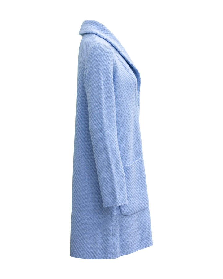 Marc Cain - Blue Wool Coatigan