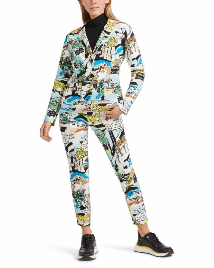 Marc Cain - Cartoon Print Blazer