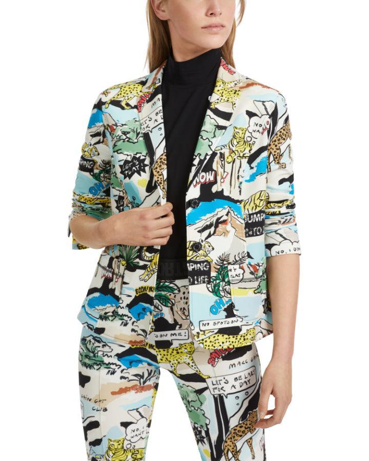 Marc Cain - Cartoon Print Blazer