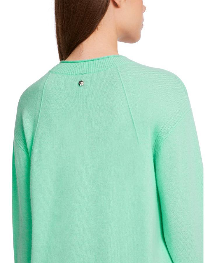 Marc Cain - Cashmere Blend Slit Detail V-Neck Sweater