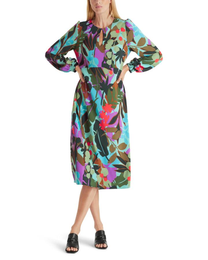 Marc Cain - Colorful Leaf Design Dress