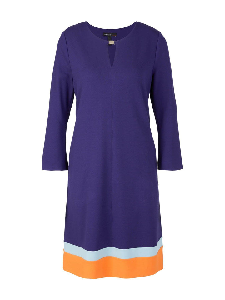 Marc Cain - Contrast Border Hem Dress