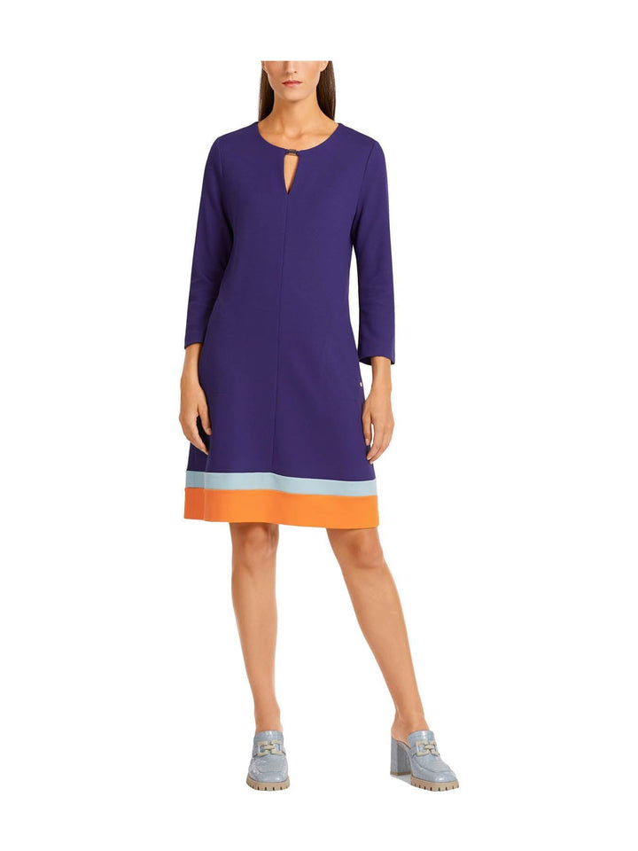 Marc Cain - Contrast Border Hem Dress