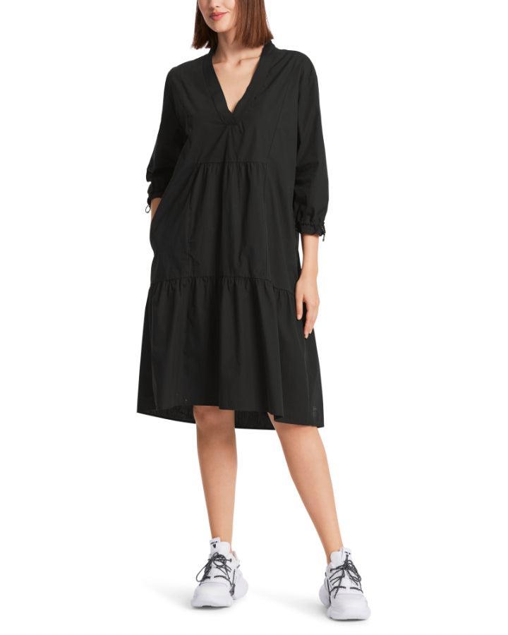Marc Cain Cotton Layered Dress BLU S