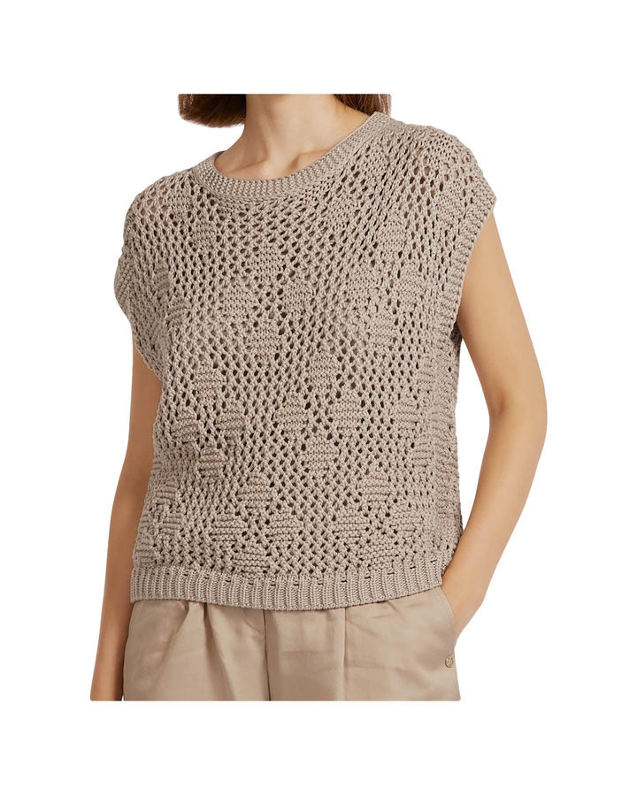Marc Cain - Crochet Knit Top