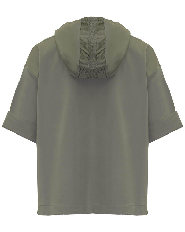 Marc Cain - Cropped Hooded Sweatshirt