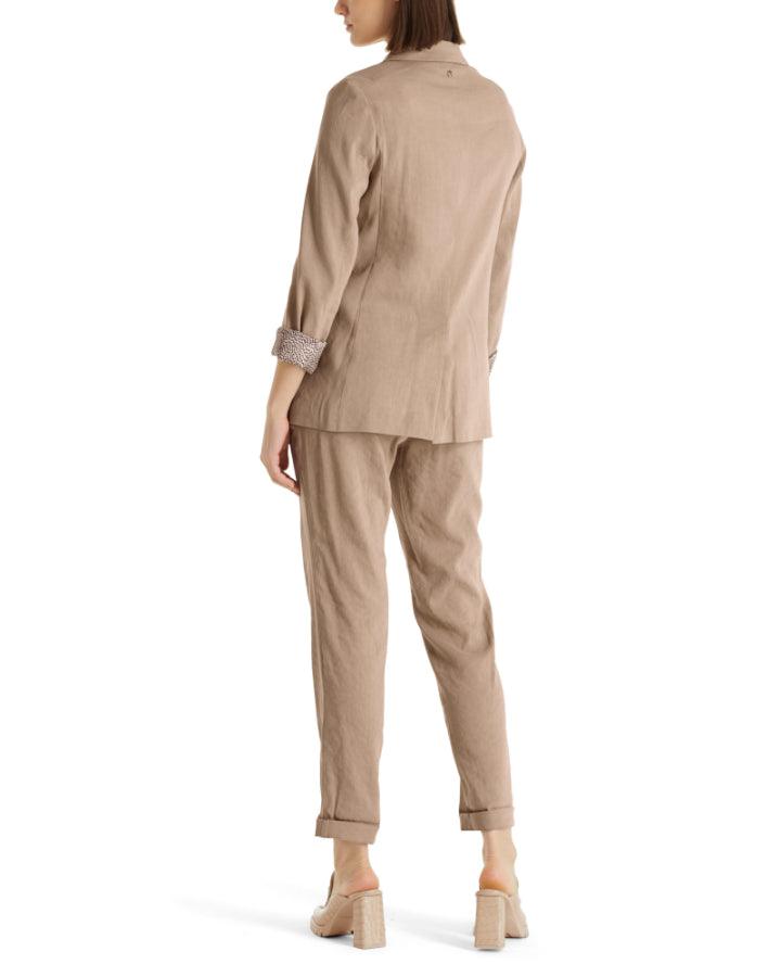 Marc Cain - Double Breasted Stretch Linen Jacket