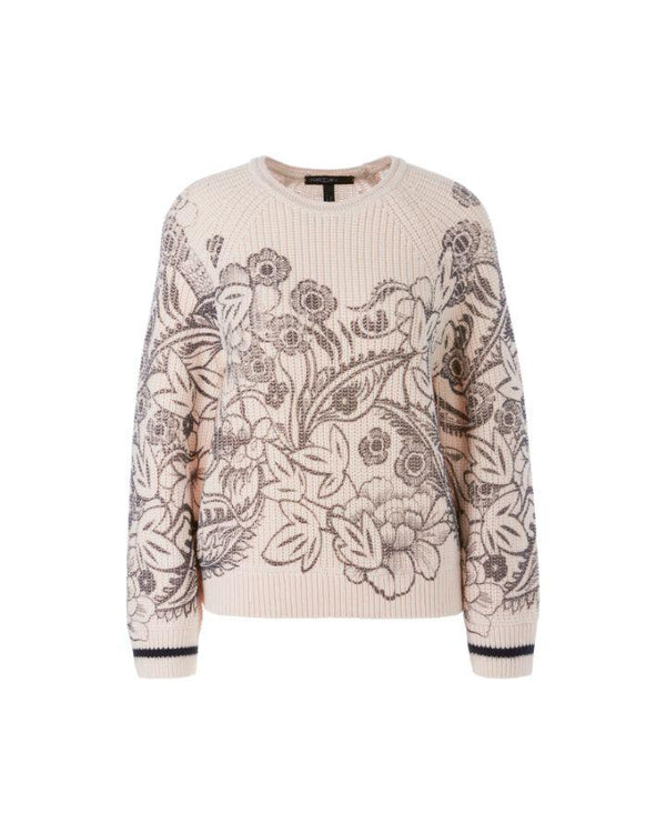 Marc Cain - Embroidered Wool Pullover