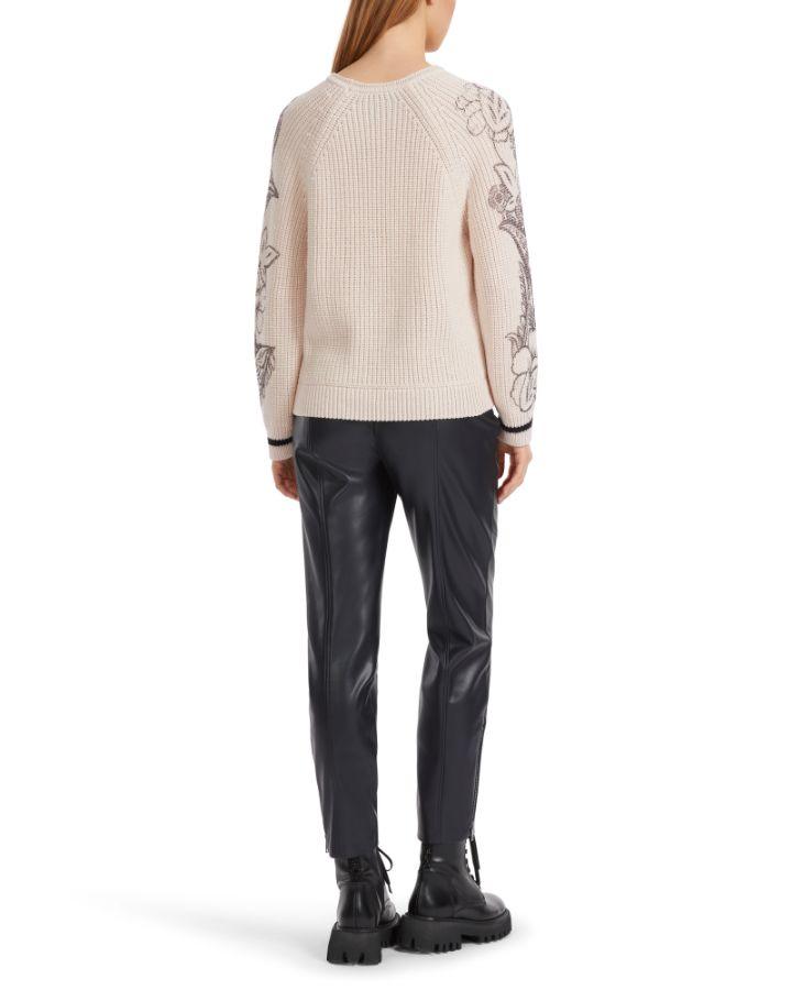 Marc Cain - Embroidered Wool Pullover
