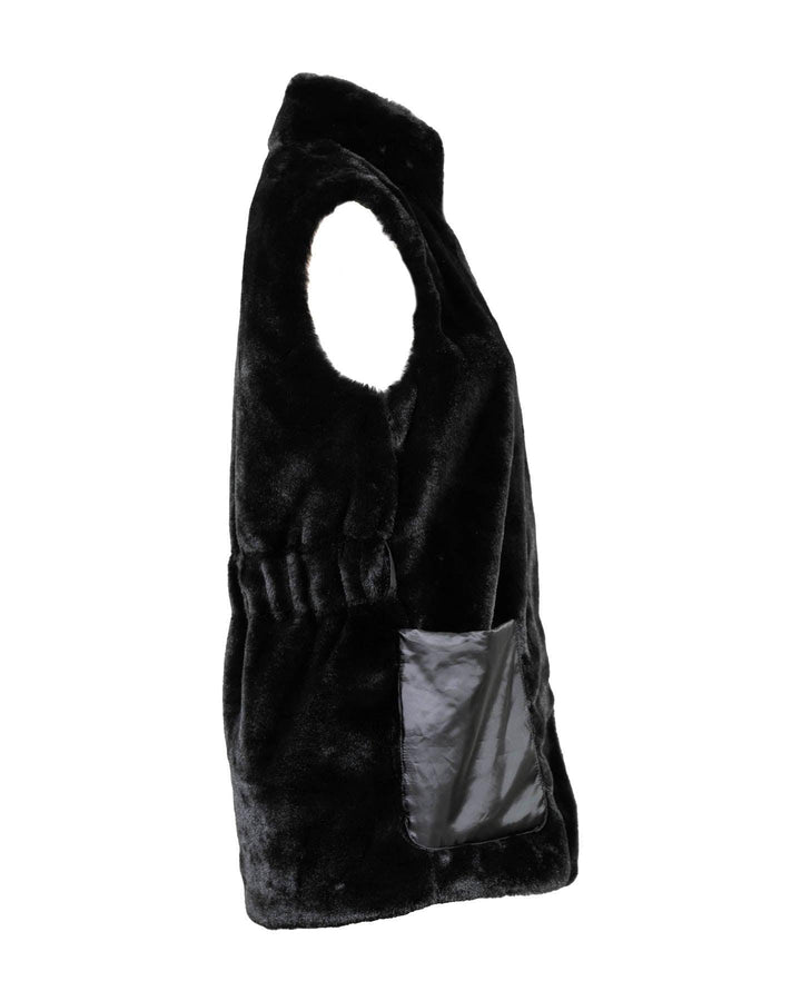 Marc Cain - Faux Fur Belted Vest
