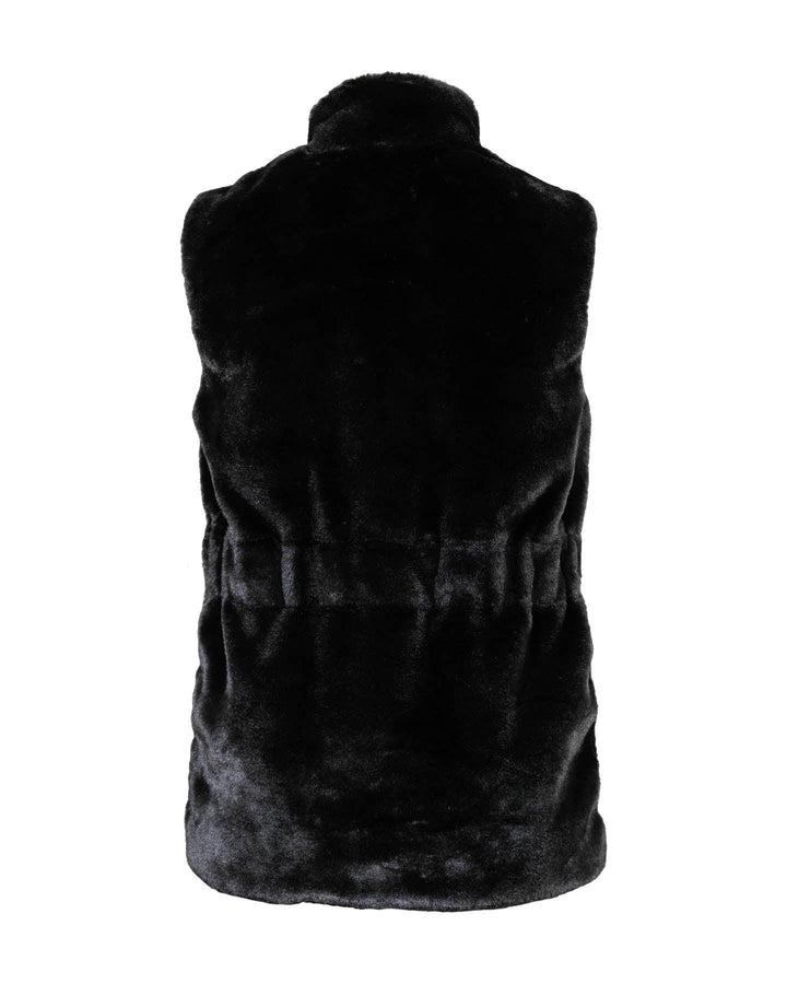 Marc Cain - Faux Fur Belted Vest