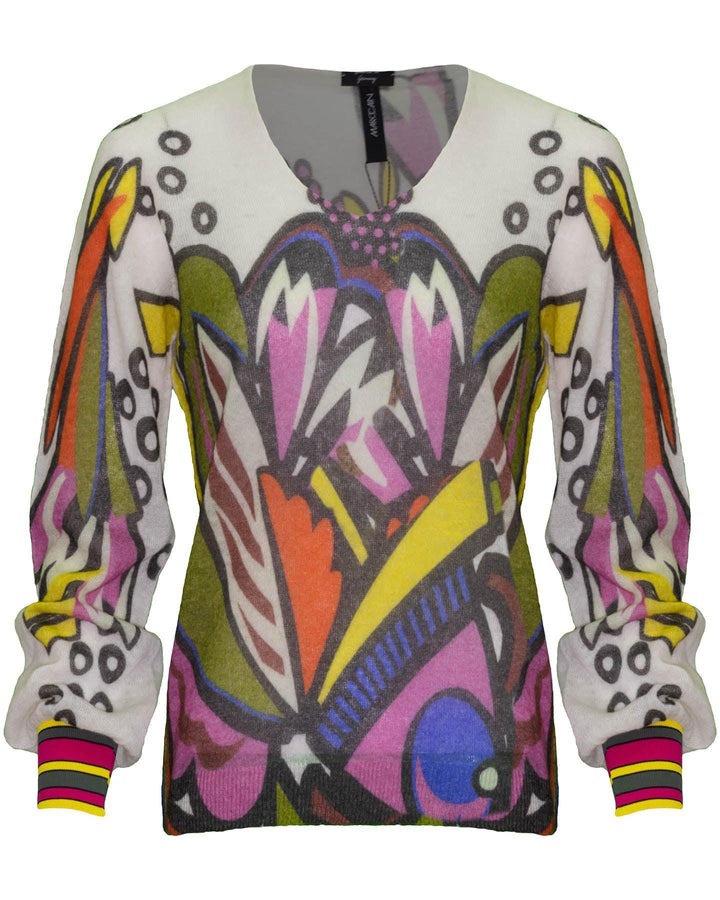 Marc Cain - Fine Knit Sweater Cabaret